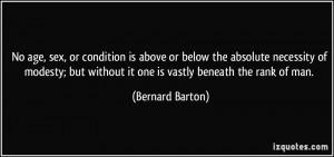 No age, sex, or condition is above or below the absolute necessity of ...