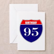95th Birthday! Greeting Card for