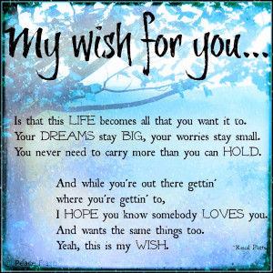 This My Wish for You.....