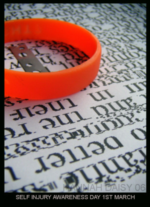 Self Injury Awareness Day by Soda-Dreamer