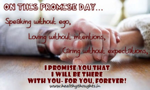 Valentines week- promise day-love quotes