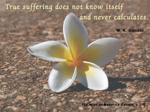 Mahatma Gandhi Quotes on Suffering