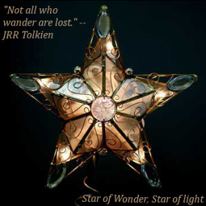 christmas tree star with quotes