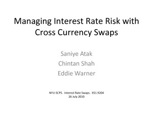 Interest Rate Swaps Quotes