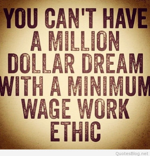 Million dollar dream quote