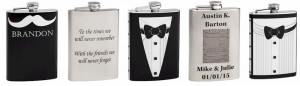 ... groomsmen hip flasks, gift flasks and other wedding party gifts