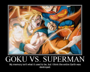 Goku vs Superman Image