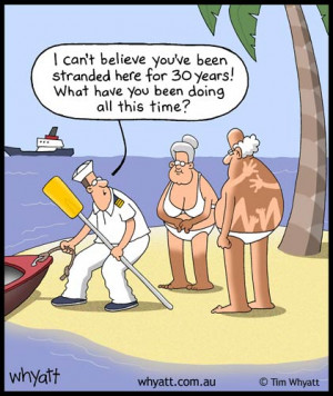 Female Robin tells husband building a nest... 