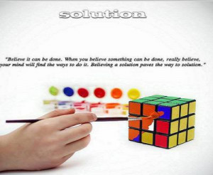Life Improvement Quote - Solution