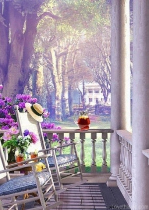 Southern Style Front Porch