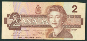 Canadian One Dollar Bill...