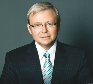 Kevin Rudd, Prime Minister of Australia (sworn in on Jun 27, 2013)