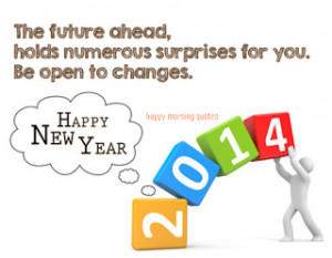 The future ahead - Happy New Year 2014