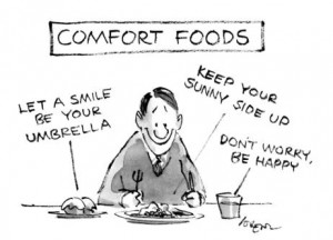 ... Shades of Buffet: Comfort Food and Emotional Eating New Yorker Cartoon