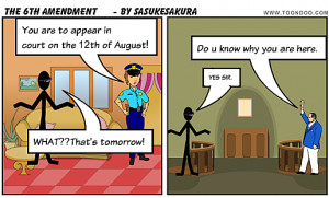 Sixth Amendment Cartoons...