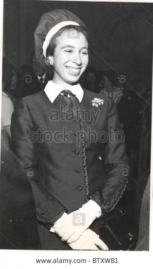 princess anne now princess royal 1972 picture shows princess anne