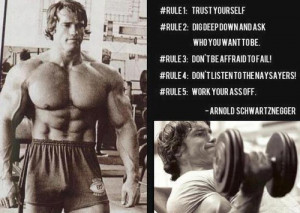Rules for life from Arnold