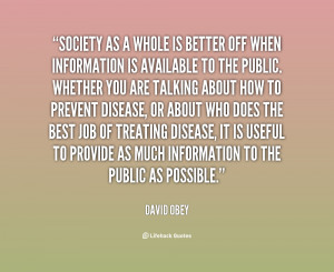 Quotes by Dave Obey
