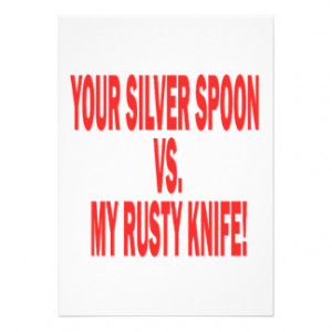 Silver Spoon Custom Invitation