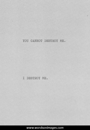 Self mutilation quotes