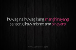 Posted under Break Up , Tagalog quotes