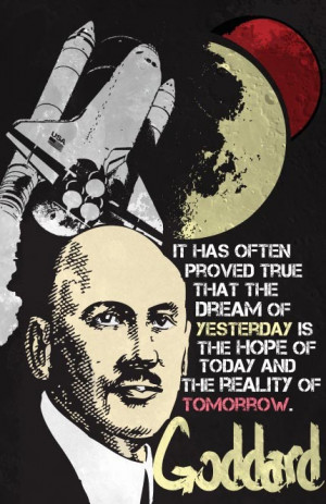 Robert H. Goddard Print 11x17 - Famous Seniors