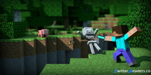 Minecraft Skeleton Kill Twitter Header