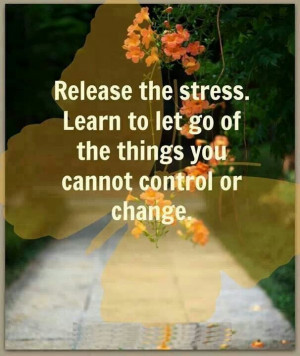 Stop stressing