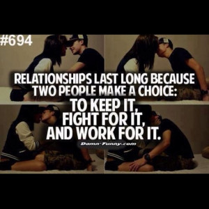 Quote - Long lasting relationships