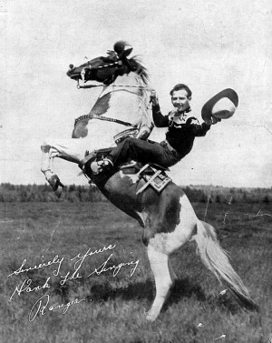 Hank Snow & his Trick Horse!