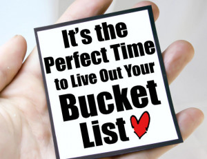 bucket list mgt ret101 $ 3 00 bucket list quote magnet quote it s