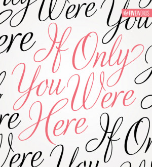 Inspirational Typographic Quotes, Created With Only Five Words