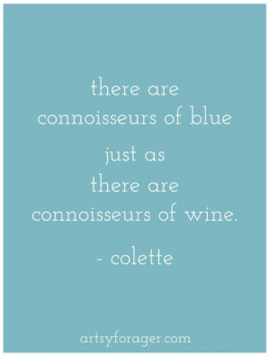 quotes #blue #colette