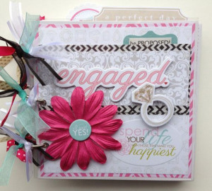 Engagement Scrapbook KIT Mini Album Precut by ArtsyAlbums on Etsy, $39 ...