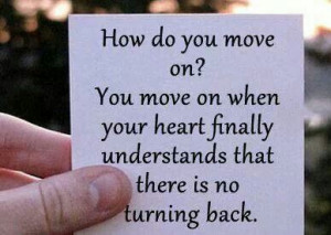 Moving on...