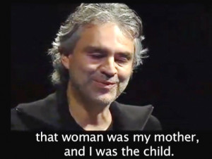 ... Andrea Bocelli Tells a 'Fairy Tale' about Abortion.