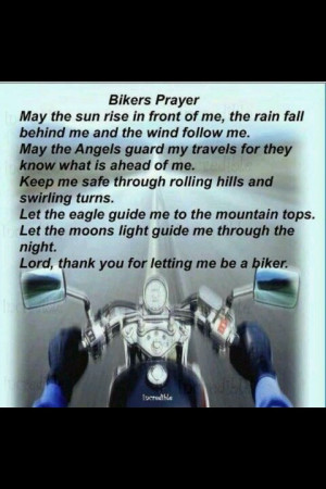 Bikers Prayer