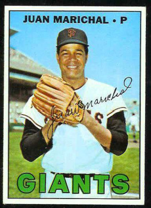 1967 Topps #500 Juan Marichal [#a] (Giants) Baseball cards value