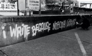graffiti depression sad alone indie b&w street black Grunge Wall ...