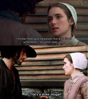 Let’s face it. Abigail Williams is a weird girl…