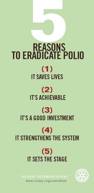 reasons to eradicate polio