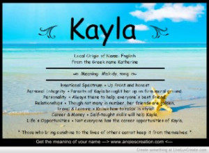 The Meaning Of The Name - Kayla