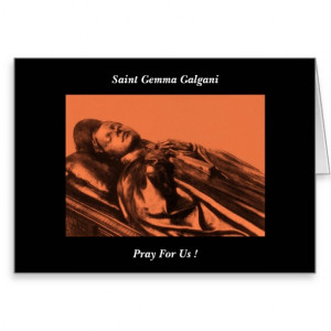 saint_gemma_galgani_pray_for_us_greeting_cards ...