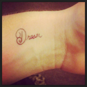 write a word daily on my wrist whatever is inspiring that day or ...