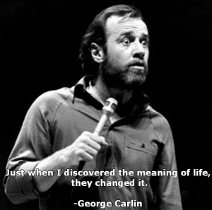 George Carlin said it best. random