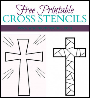 Free Printable Stencils Crosses
