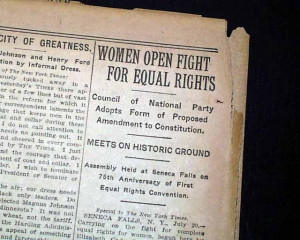 Equal Rights Amendment 1923 Equal rights amendment.