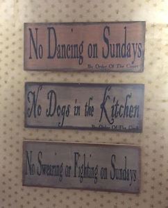 Vintage-Primitive-No-Sayings-Bar-Pub-Kitchen-Wood-Wall-Hanging-Sign ...