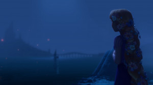 ... Series about Mother Gothel with Rapunzel looking in the distance