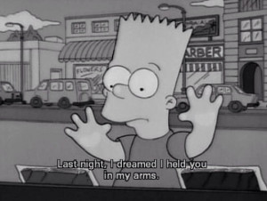 ... and white, cool, grunge, quote, text, the simpsons, tumblr, tv show